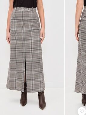 Le Bop Woman’s Roxy Skirt - Tan Plaid